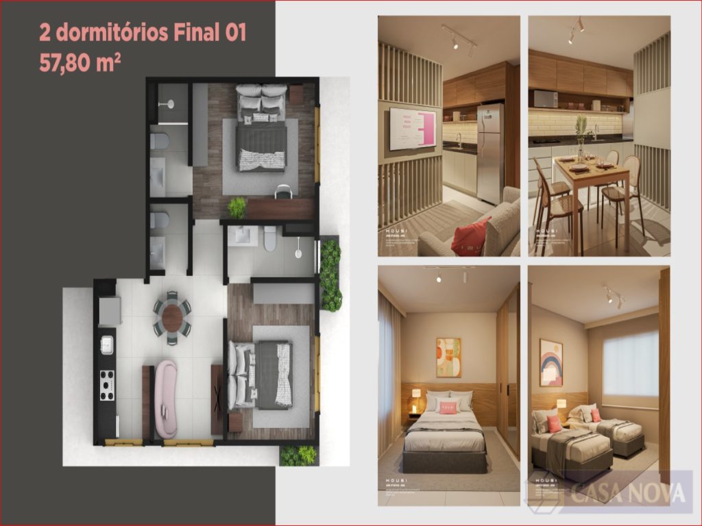 Flat à venda no Centro com 28 m² e 1 quarto — foto 3